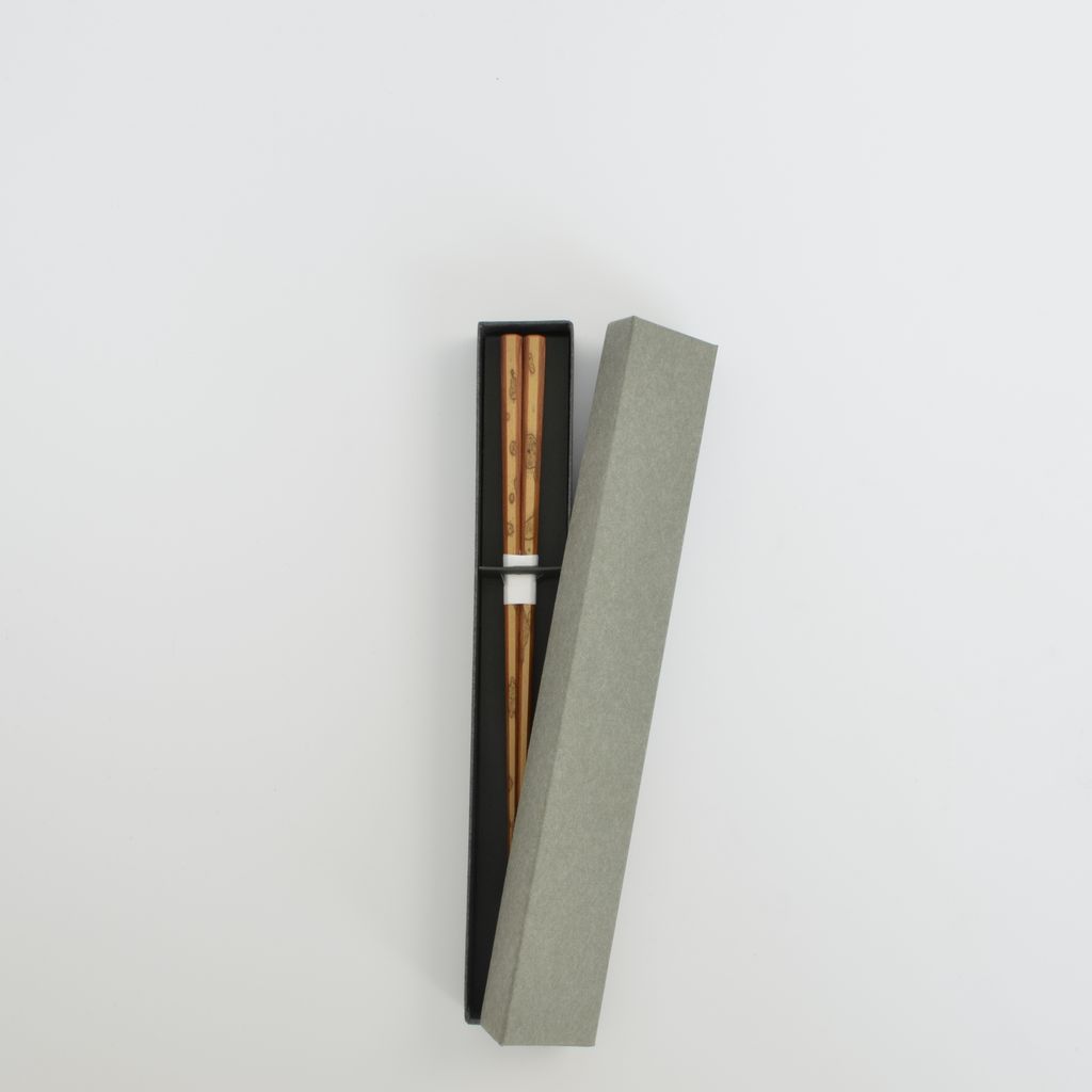 Chopsticks Octagonal Bamboo Chopsticks "Cloudy-spot bamboo"