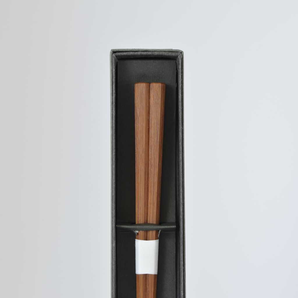Chopsticks Octagonal Bamboo Chopsticks "Smoked bamboo"