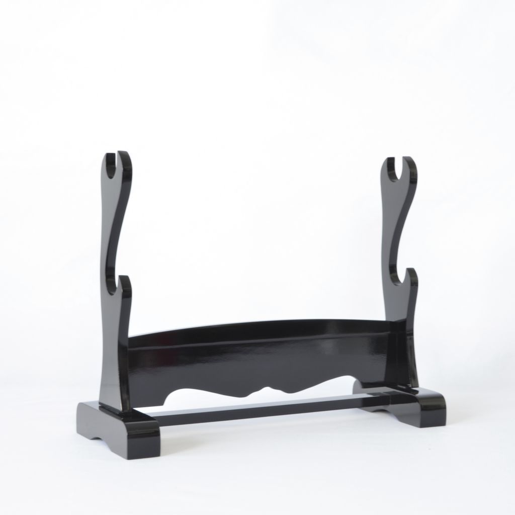 Wood stand "Double hook" Glossy