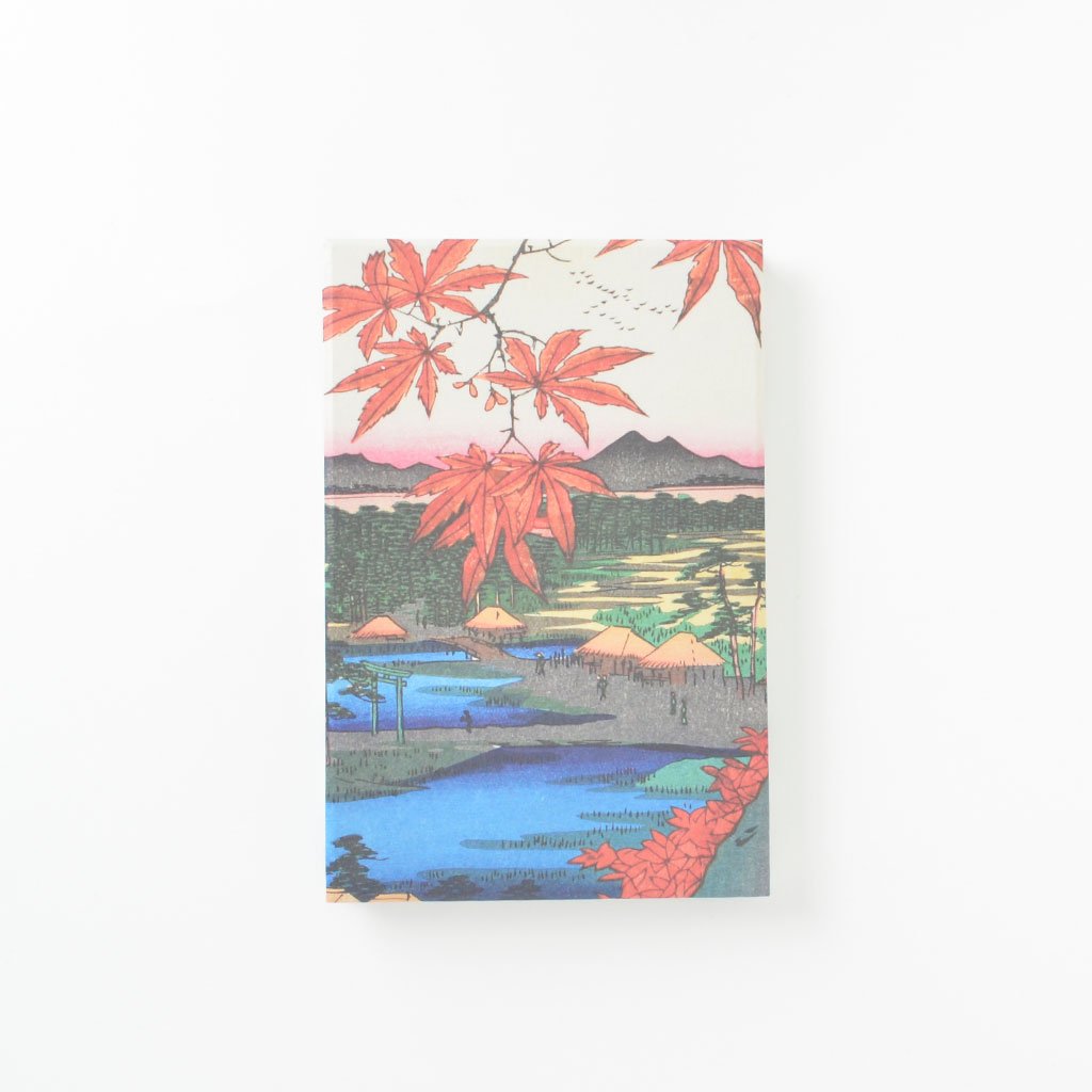 Goshuin-cho notebook “The Suijin Grove and Masaki by Sumida River” “Tecona Shrine of Mama and Tsugihashi Bridge”