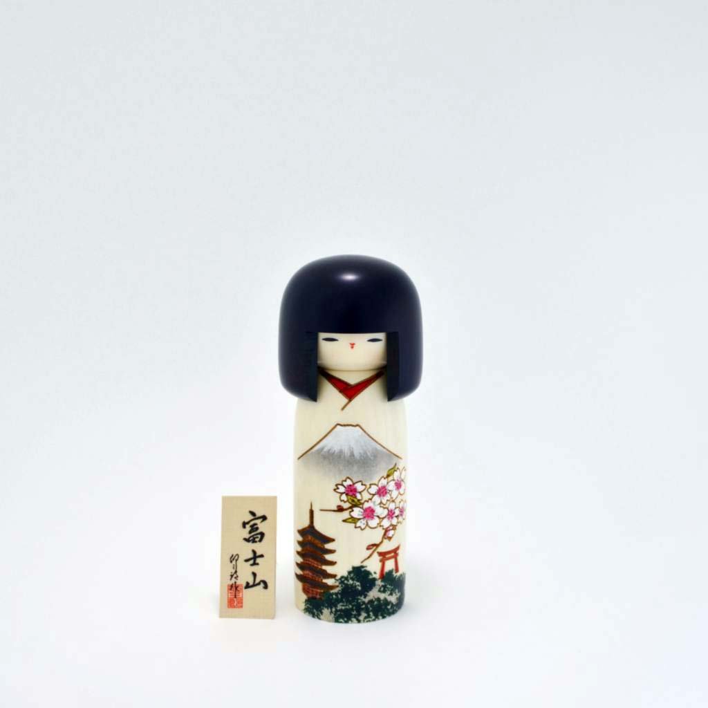 Kokeshi doll "Fujisan (Mt.Fuji)"