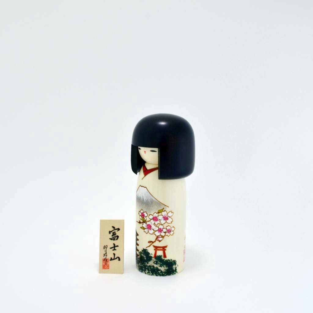 Kokeshi doll "Fujisan (Mt.Fuji)"