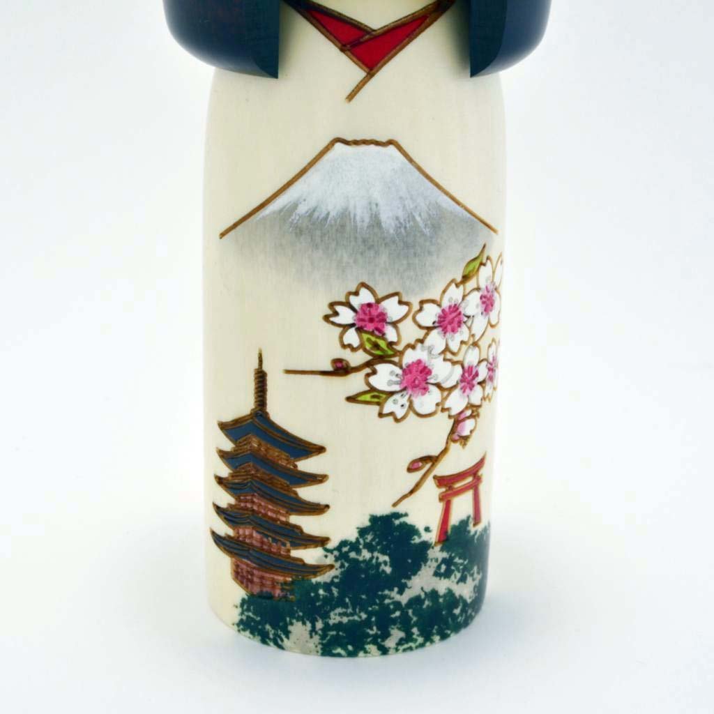 Kokeshi doll "Fujisan (Mt.Fuji)"