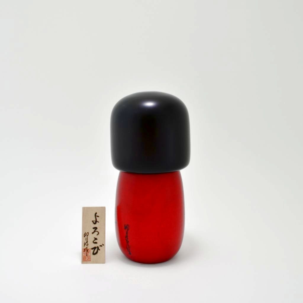 Kokeshi doll "Yorokobi (Pleasure)"