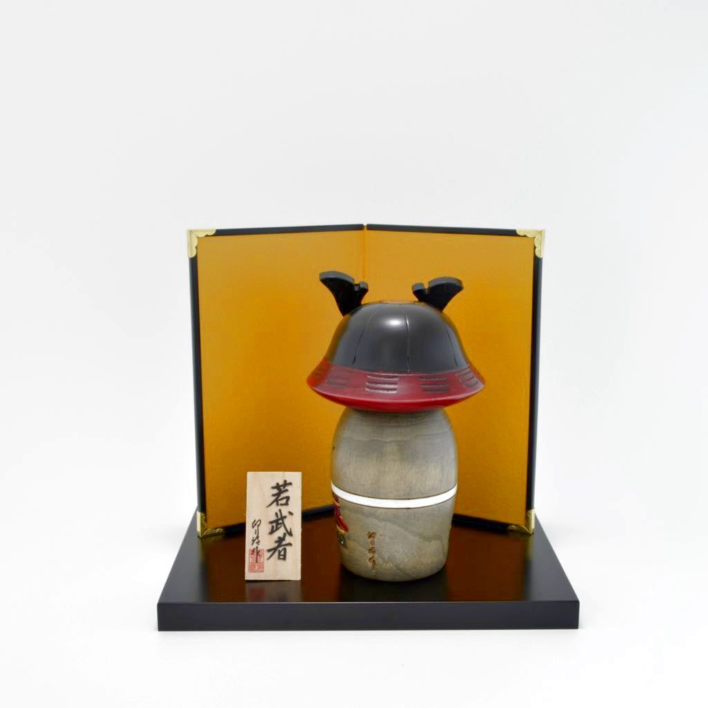 Kokeshi doll "Wakamusha" Young Soldier