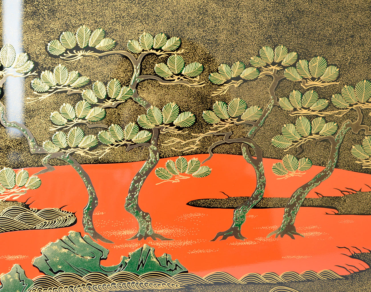 Lacquerware Screen ”January"