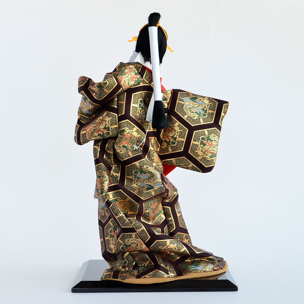 Japanese Doll  "Dancing with Fan (Long Hair)" Size 10