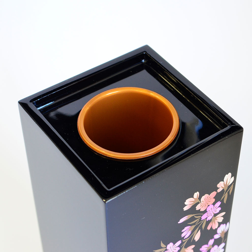 Lacquerware Vase "Cherry Petals"