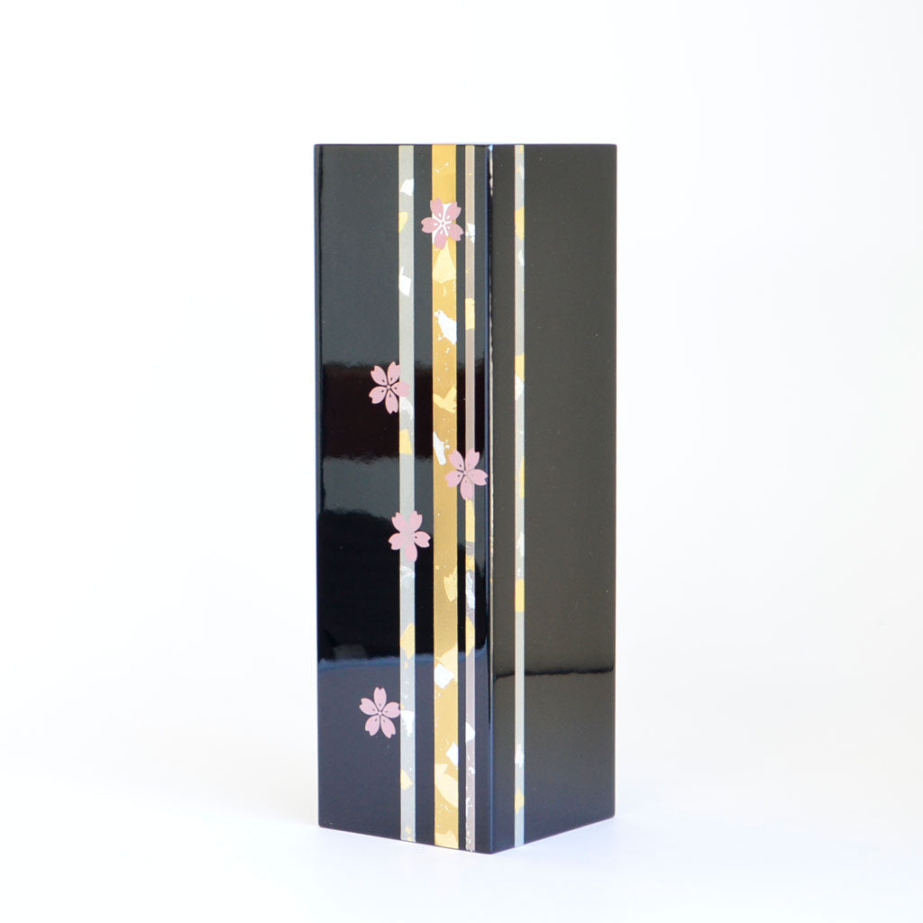 Lacquerware Vase "Cherry Blossoms"