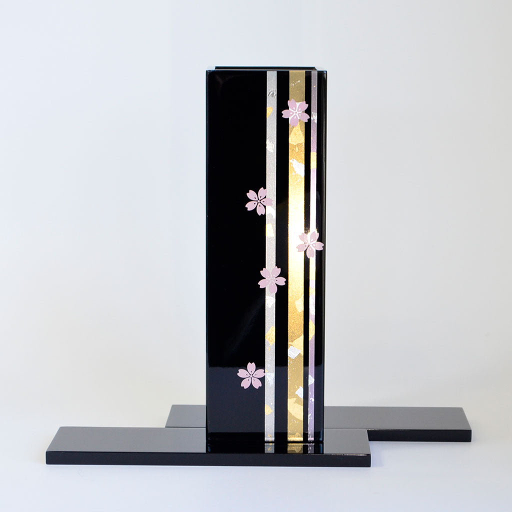 Lacquerware Vase "Cherry Blossoms"