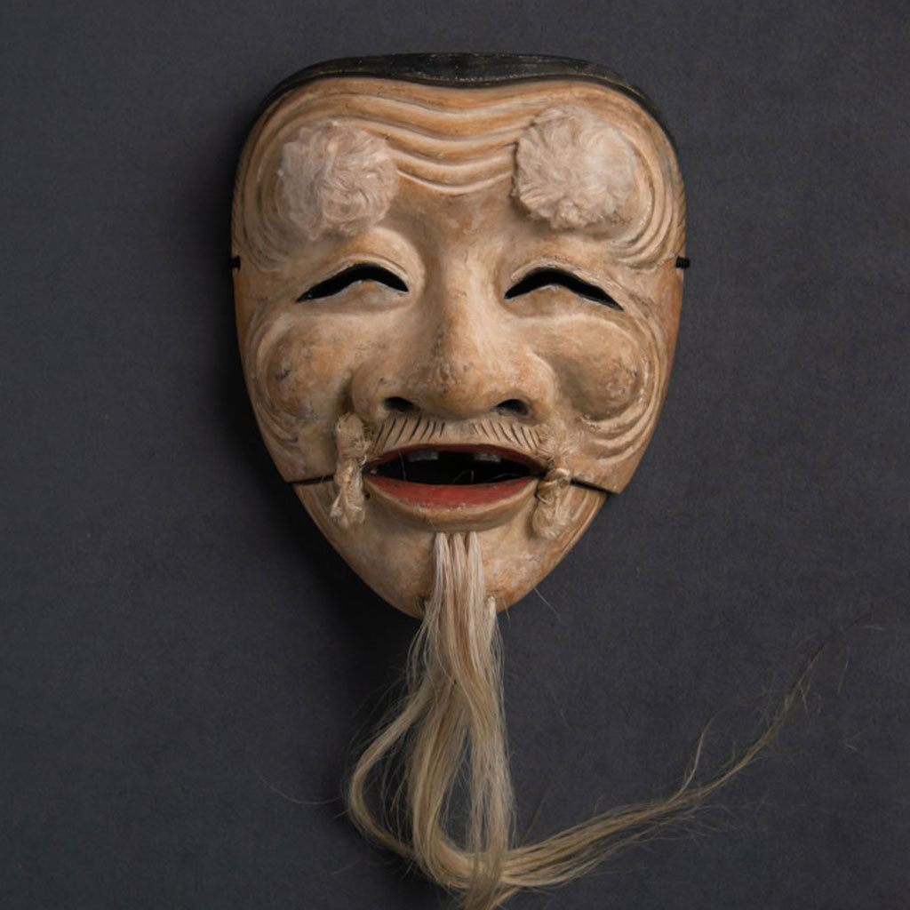 Noh Mask "Okina" by Mitsue Nakamura