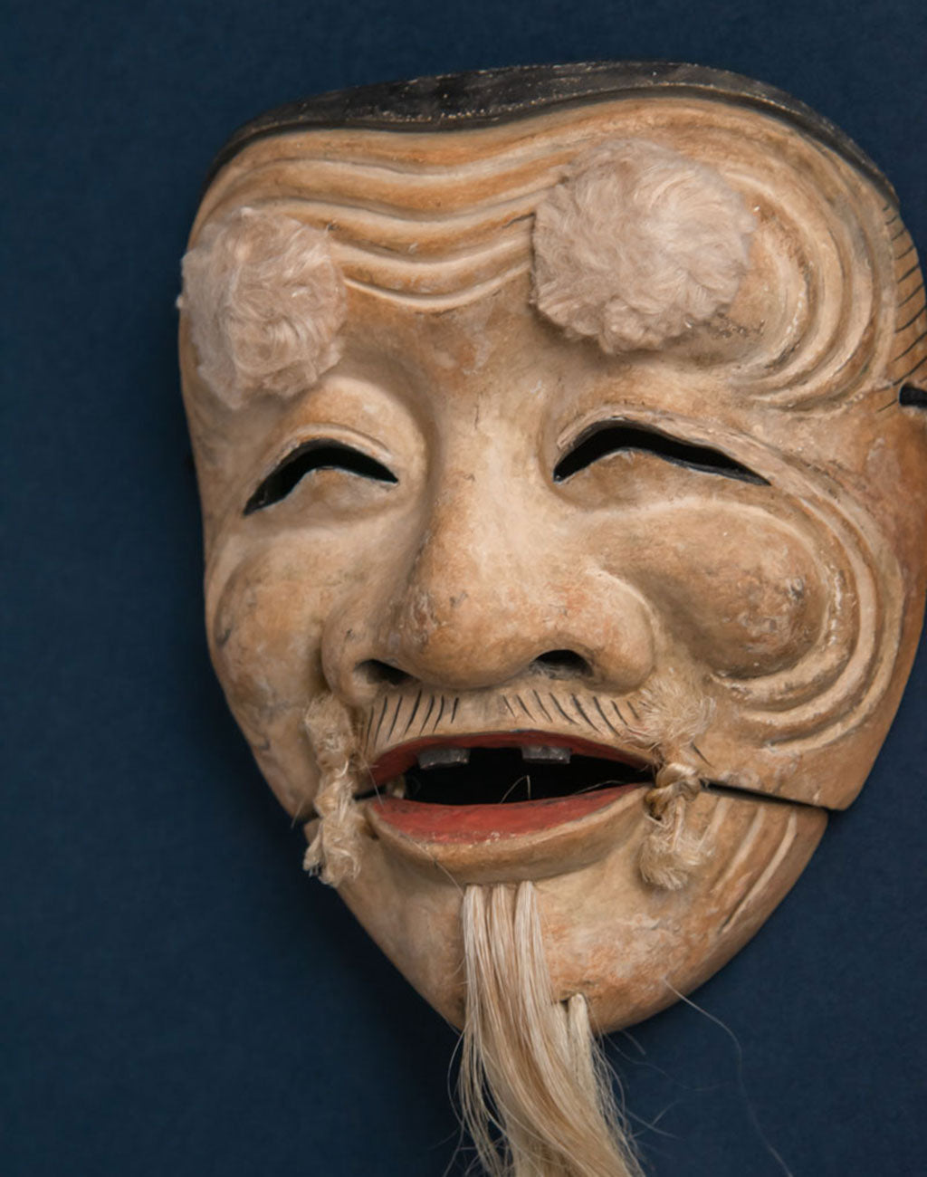 Noh Mask "Okina" by Mitsue Nakamura