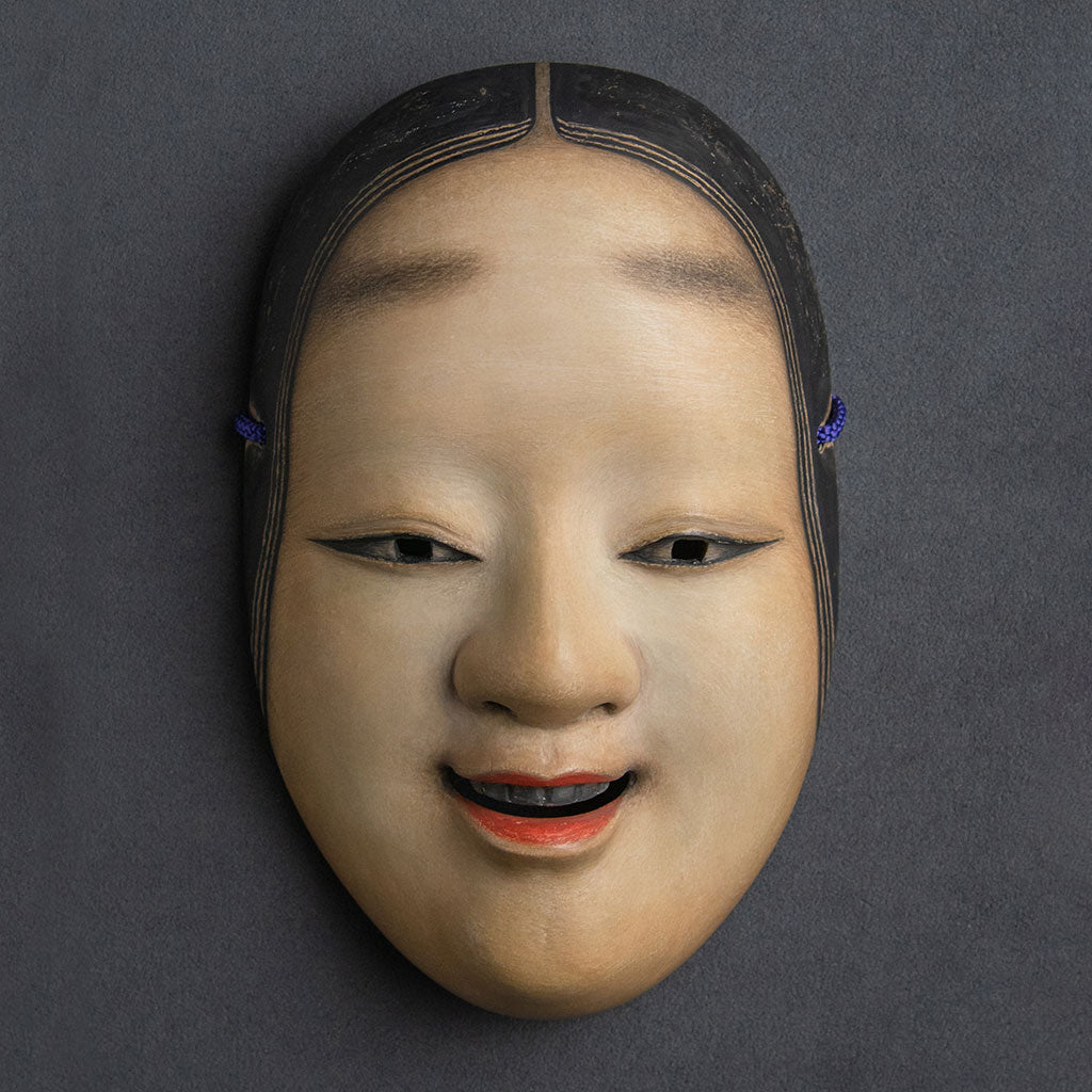 Noh Mask "Ko-omote" by Tae Sakaguchi