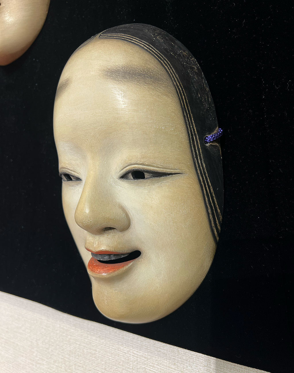 Noh Mask "Ko-omote" by Tae Sakaguchi