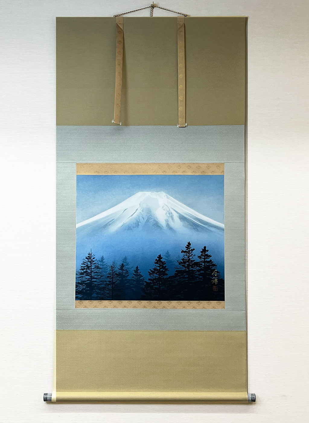 Japanese Hanging Scroll Kakejiku Suguru Otake "Mt. Fuji"