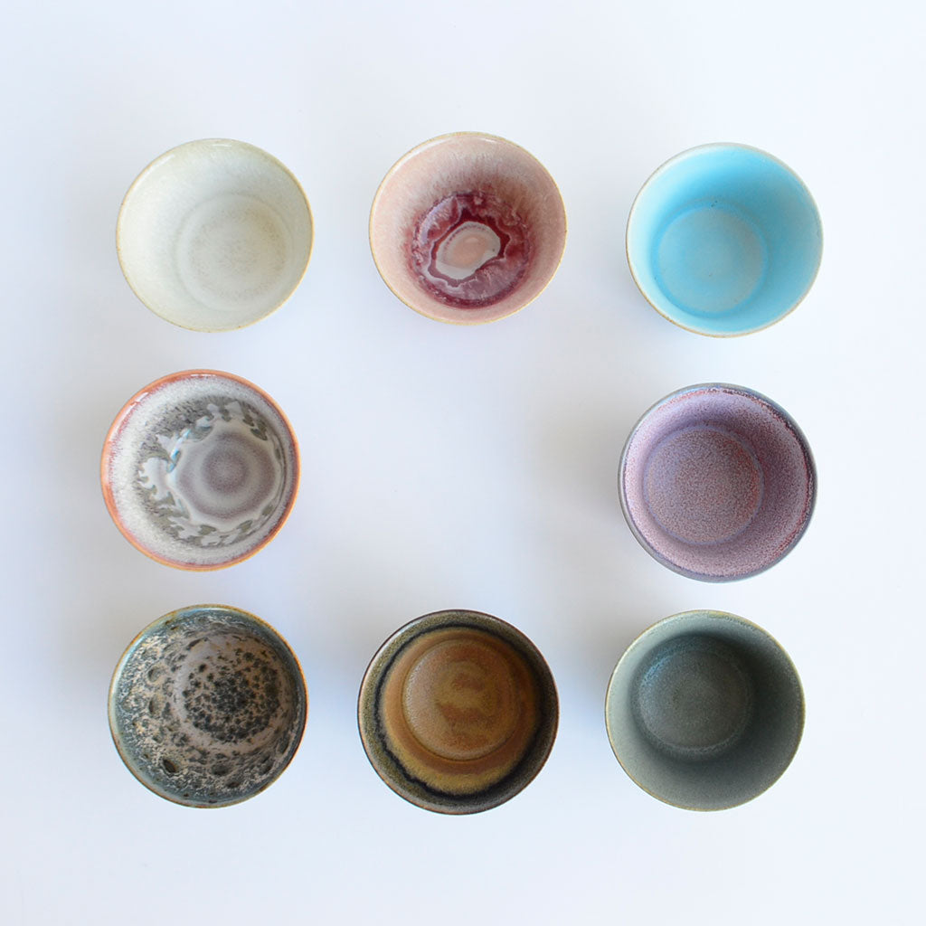 Hasami Ware Sake Cup Set of 8 by Chojuro Kiln