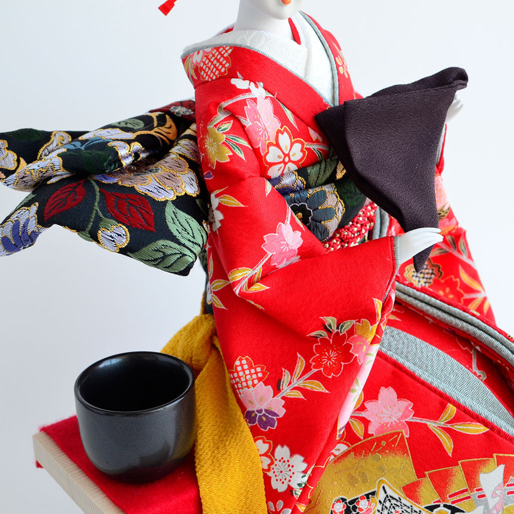Japanese Doll  "Tea ceremony outdoors" Size 10 / 1139