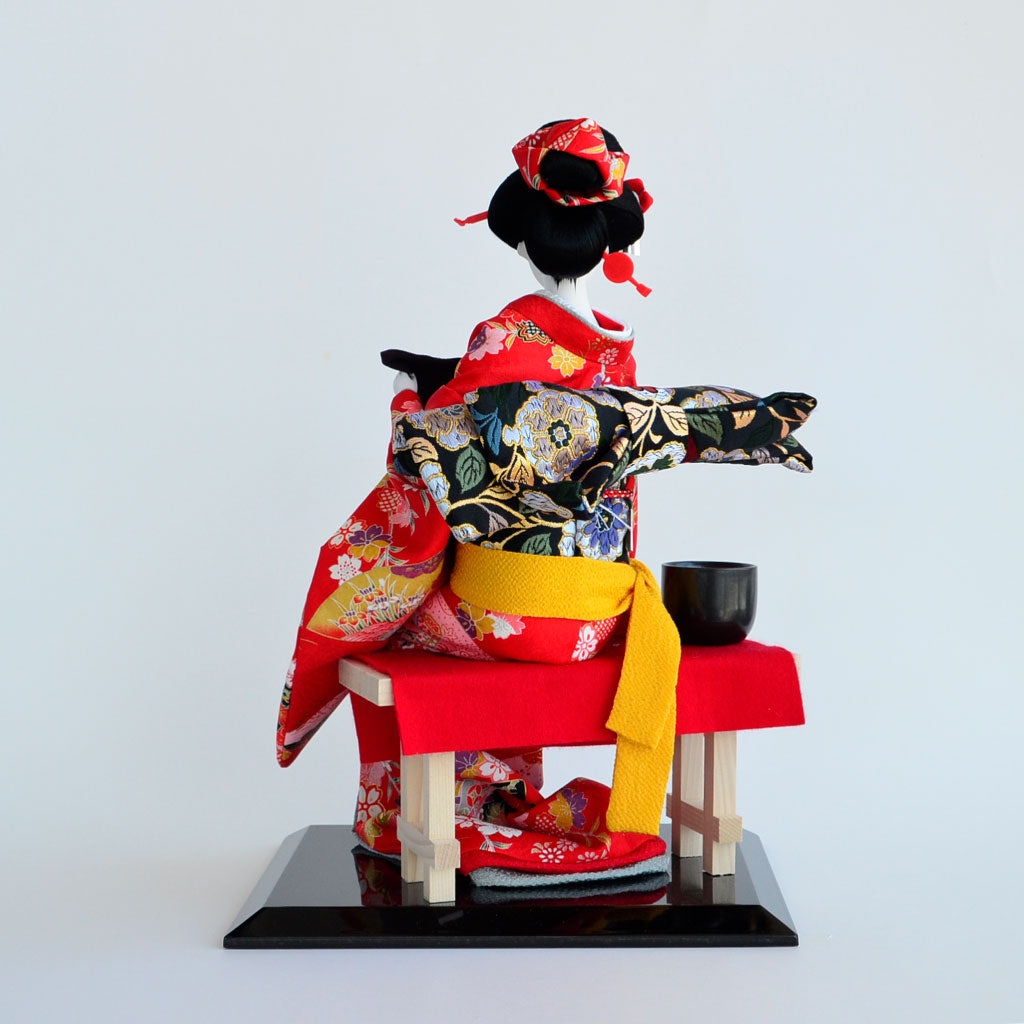 Japanese Doll  "Tea ceremony outdoors" Size 10 / 1139