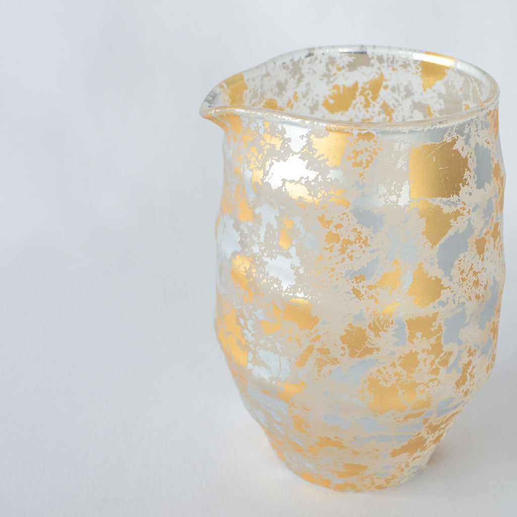 Kihaku Glass Katakuchi Sake Pitcher (2 Go / 360 ml)