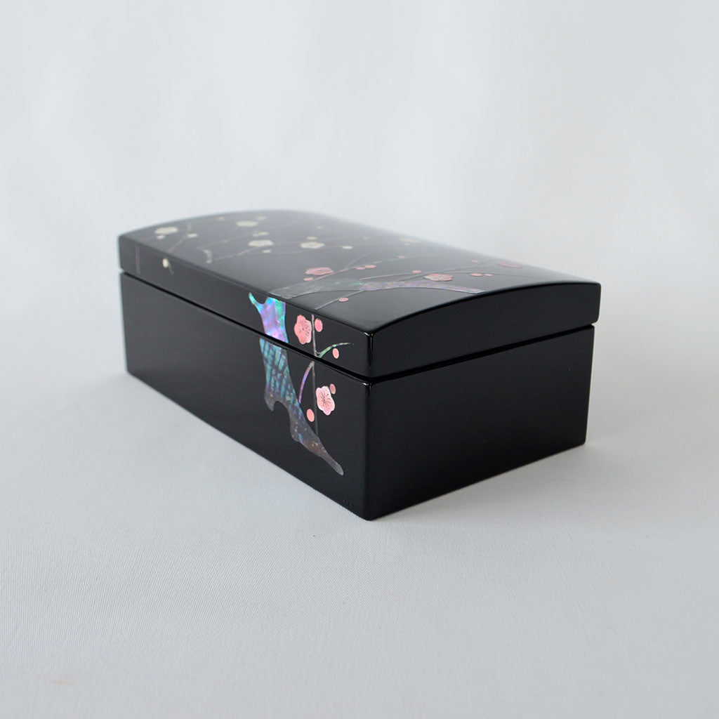 Lacquerware Box with Raden "Plum Blossoms"