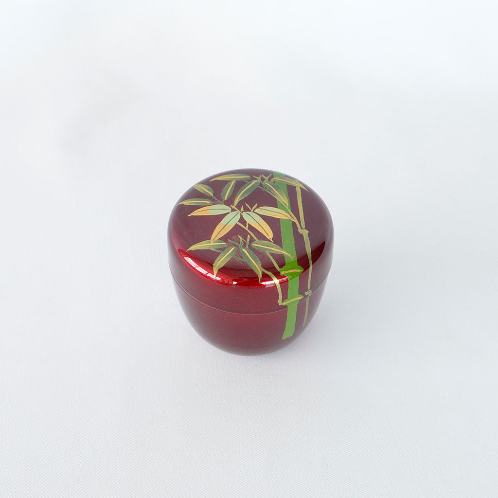 Lacquerware Tea Caddy "Bamboo Forest"