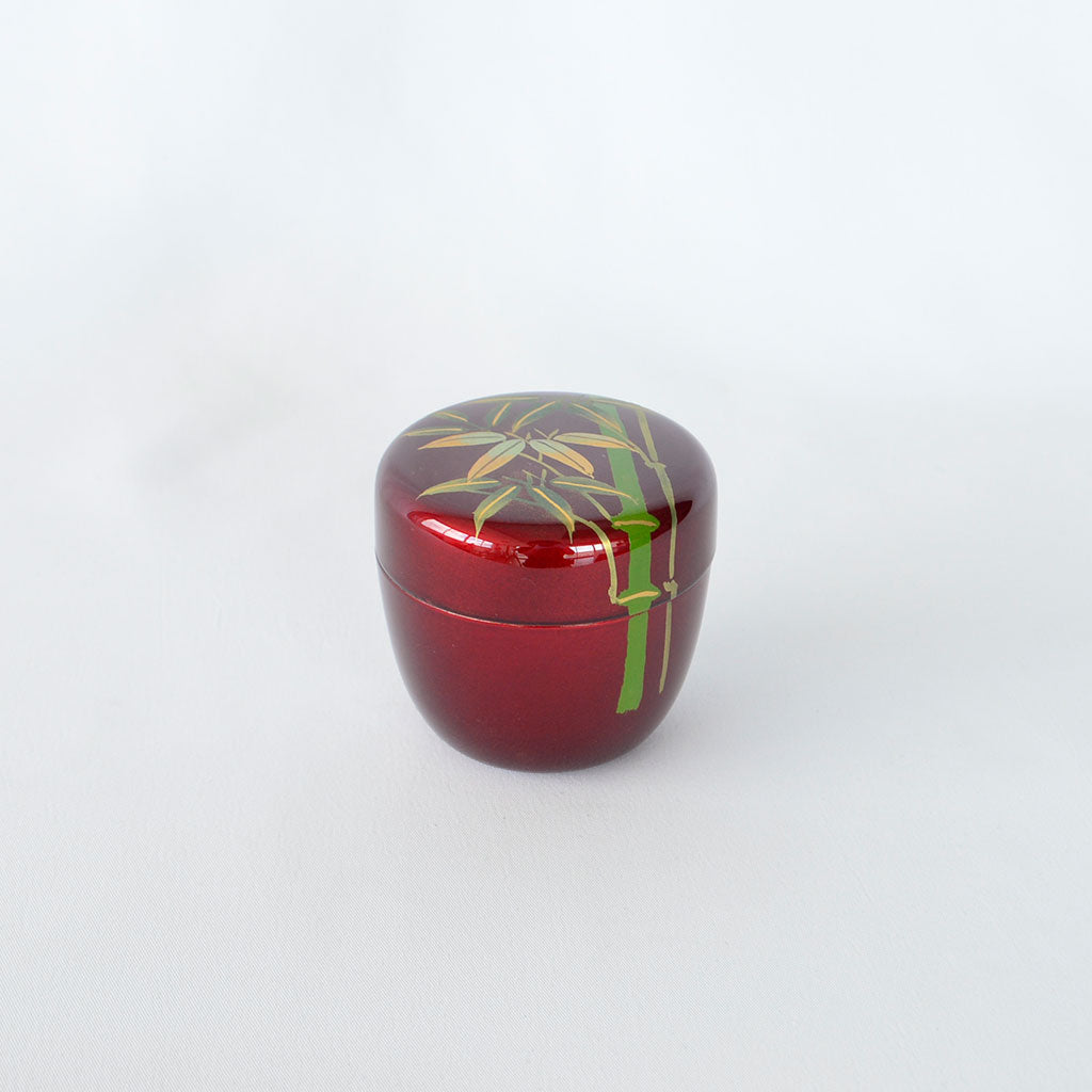 Lacquerware Tea Caddy "Bamboo Forest"