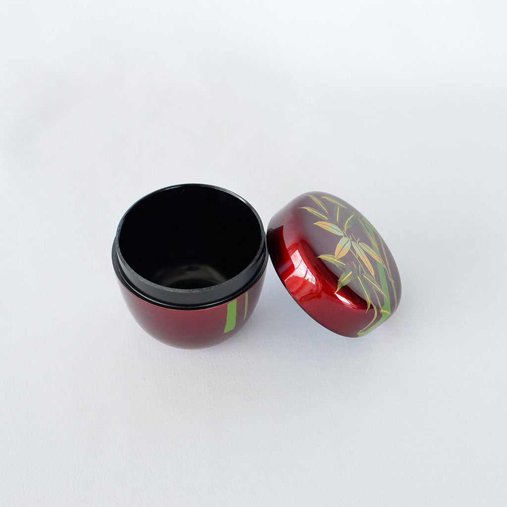 Lacquerware Tea Caddy "Bamboo Forest"