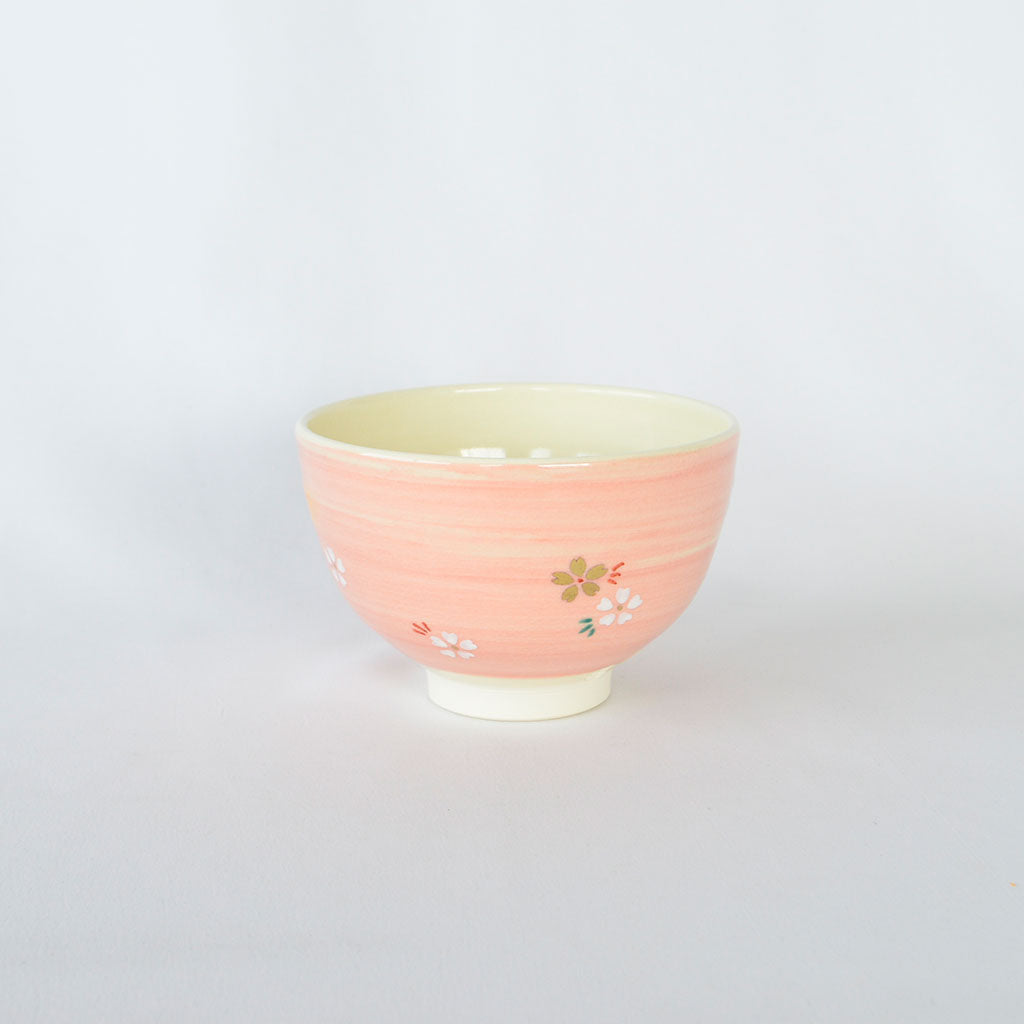 Kiyomizu Ware Matcha Bowl "Miyoshino"