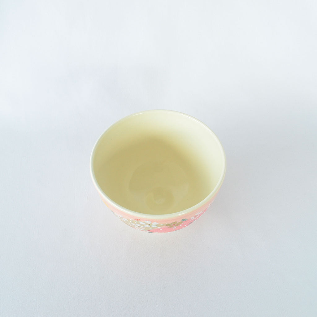 Kiyomizu Ware Matcha Bowl "Miyoshino"