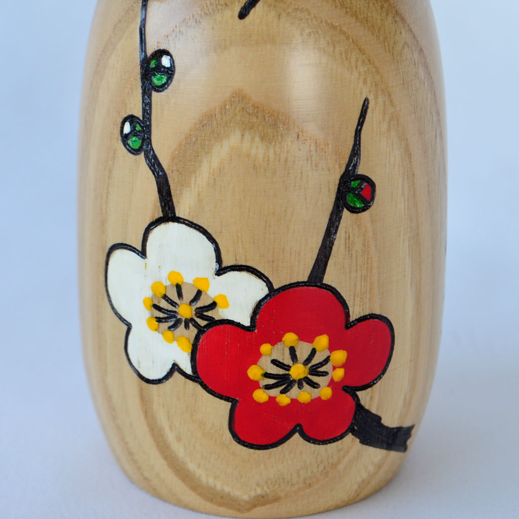 Kokeshi Doll "Hanamonogatari Ume (A Tale of Flowers Plum Blossoms)