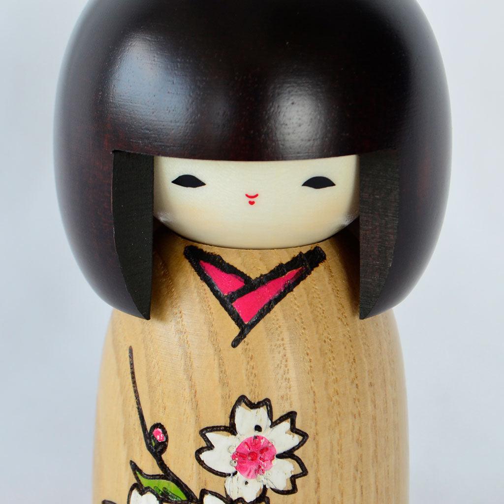 Kokeshi Doll "Hanamonogatari Sakura (A Tale of Flowers Cherry Blossoms)"