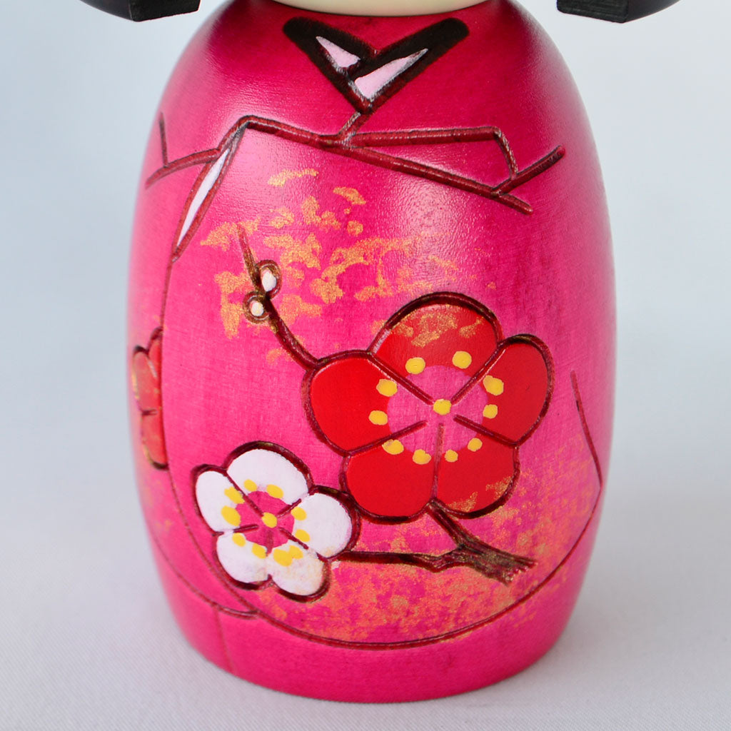 Kokeshi Doll "Okappa-san (Bob Haircut Girl)"