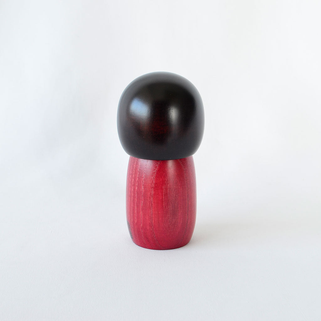 Kokeshi Doll Nogiku (Wild Chrysanthemum)