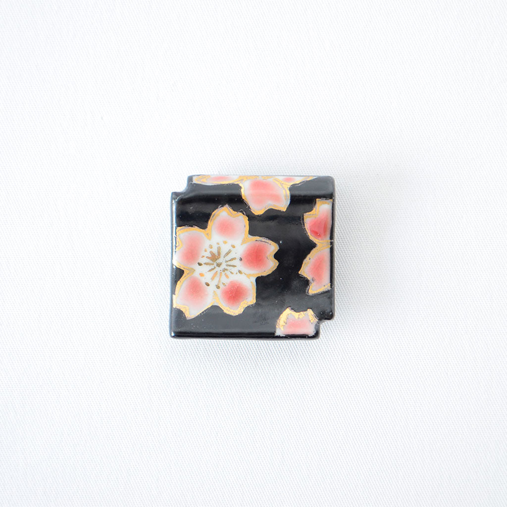 Kiyomizu ware Chopstick rest Hanayuzen