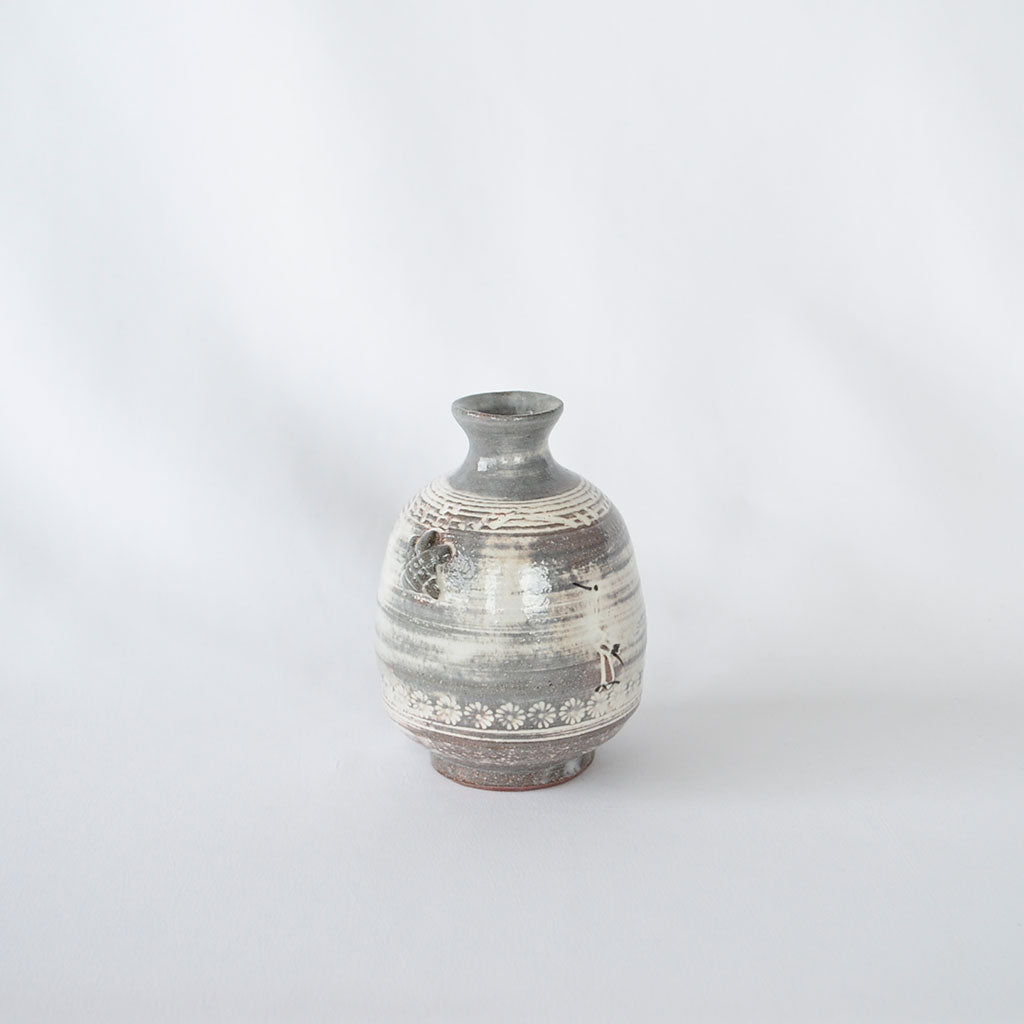Kiyomizu Ware "Crane and Turtle"