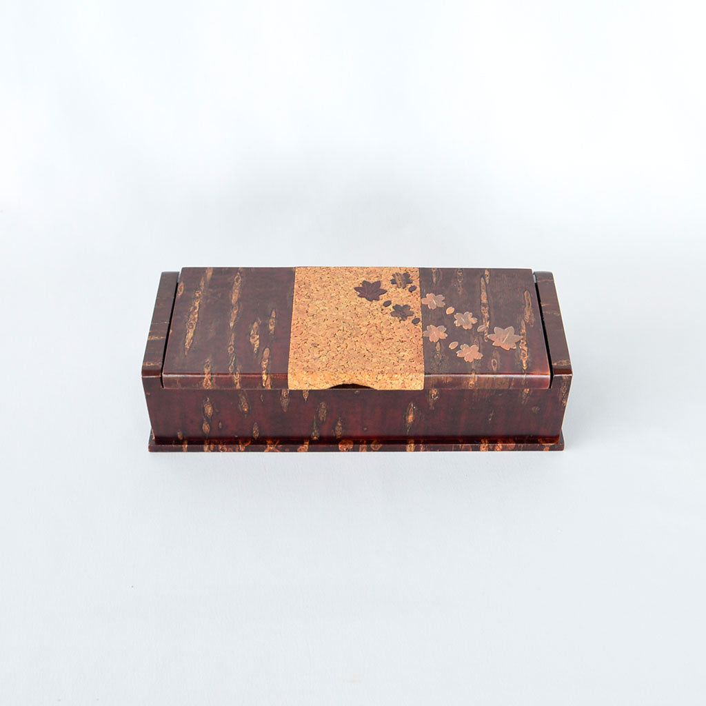 Kabazaiku Cherry Bark Utility Case "Shunju"
