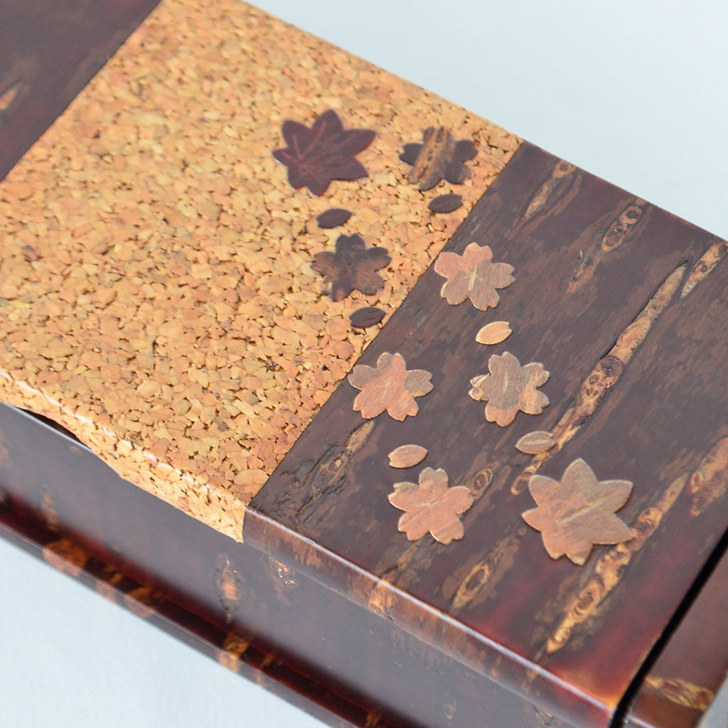 Kabazaiku Cherry Bark Utility Case "Shunju"