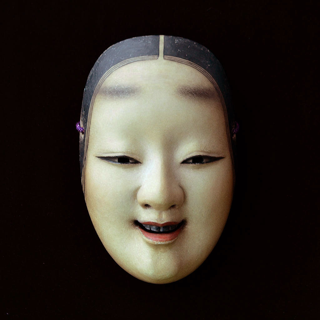 Noh Mask "Manbi" by Mitsue Nakamura