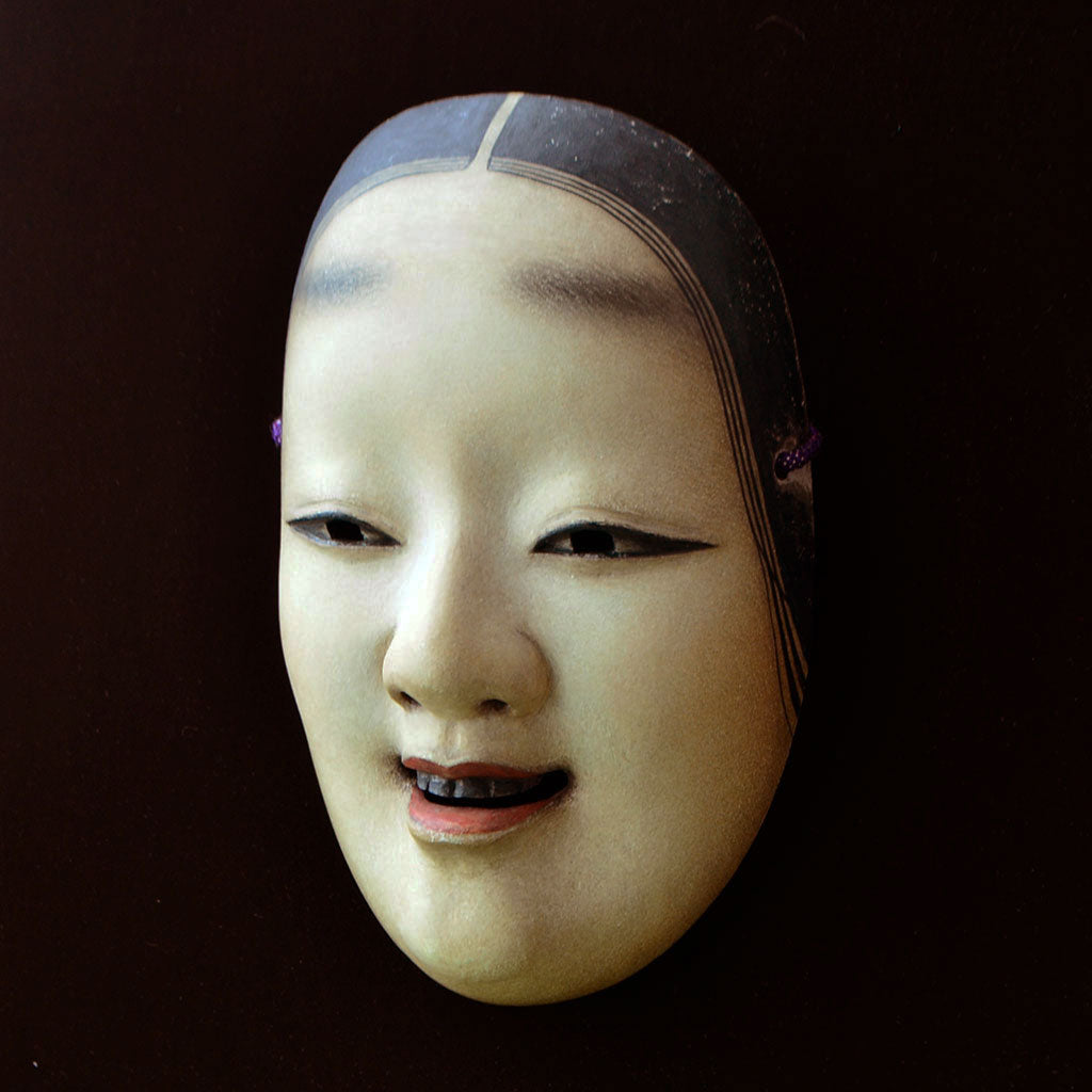 Noh Mask "Manbi" by Mitsue Nakamura