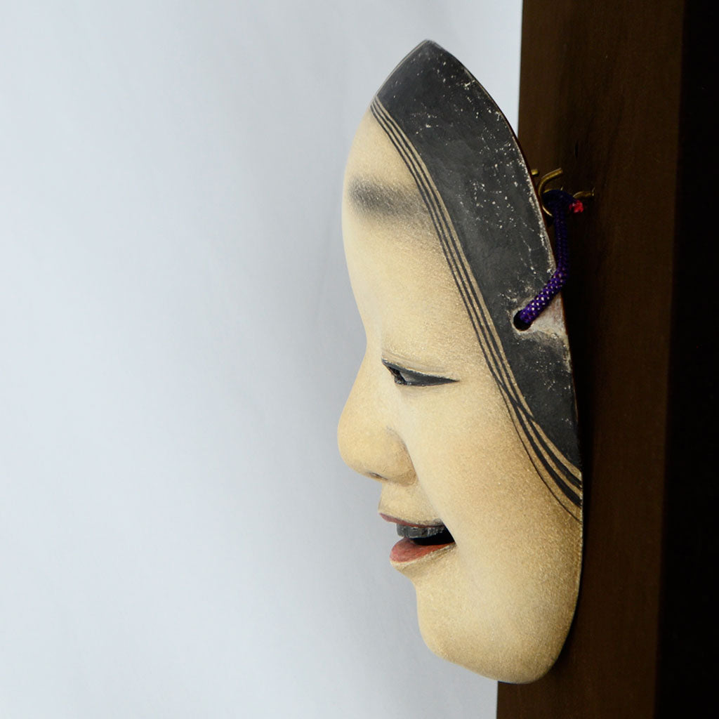 Noh Mask "Manbi" by Mitsue Nakamura