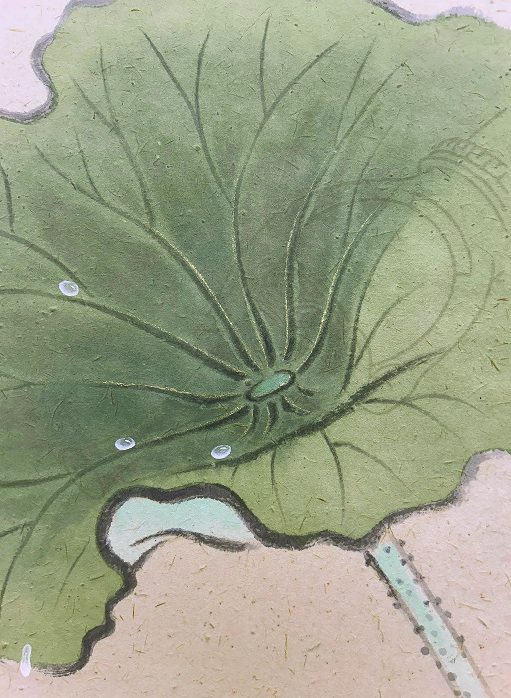 Japanese Hanging Scroll Kakejiku Koun Muto "A Drop of Blessing"