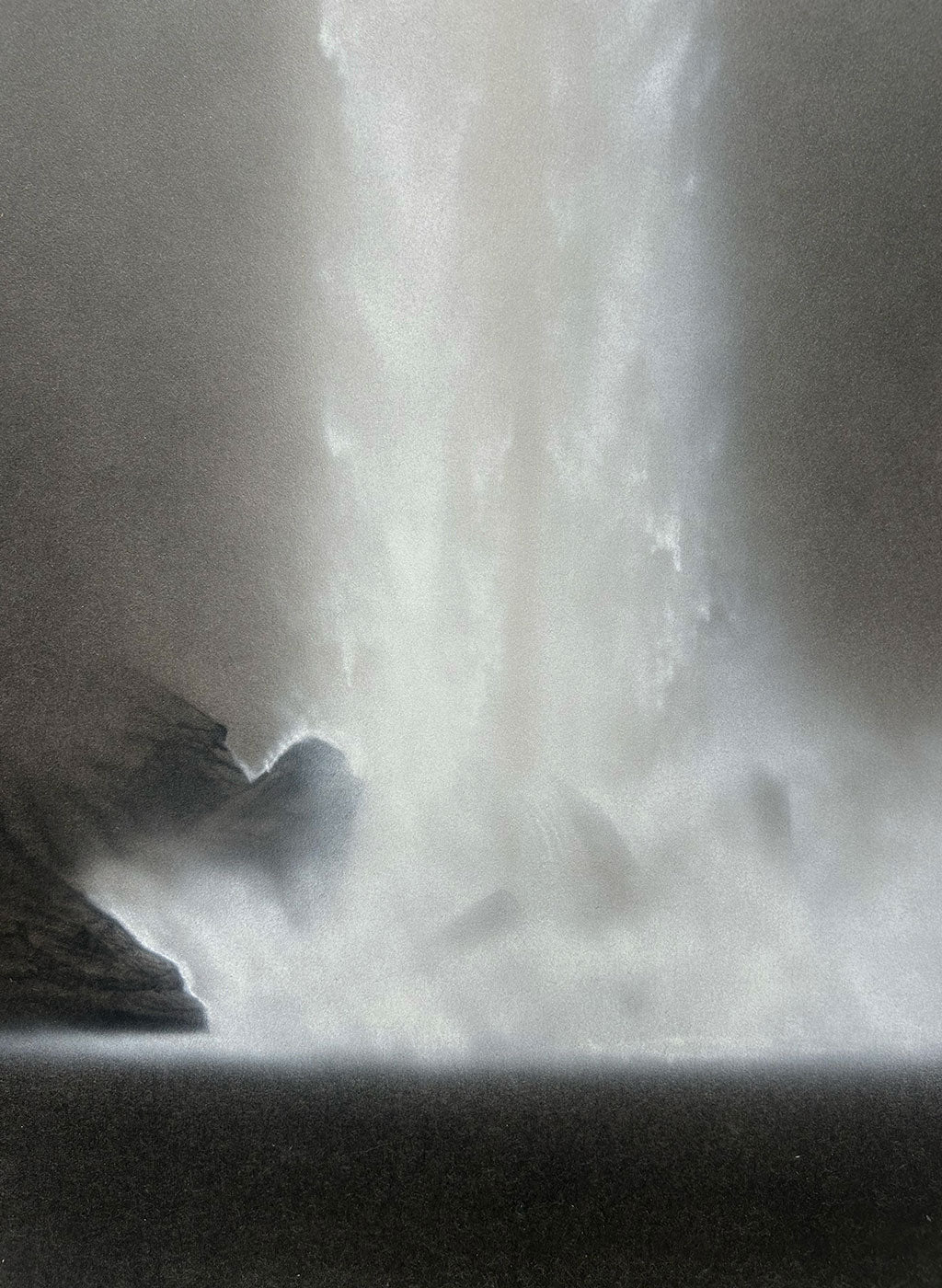 Japanese Hanging Scroll Kakejiku Yukihiko Nakagawa "Echoes of a Waterfall"
