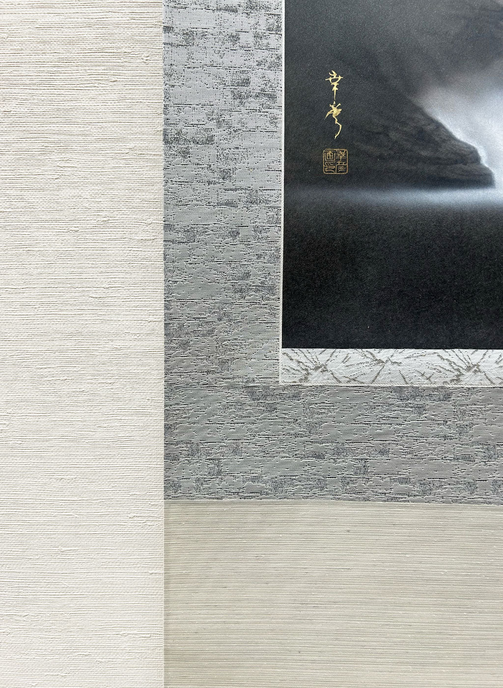 Japanese Hanging Scroll Kakejiku Yukihiko Nakagawa "Echoes of a Waterfall"