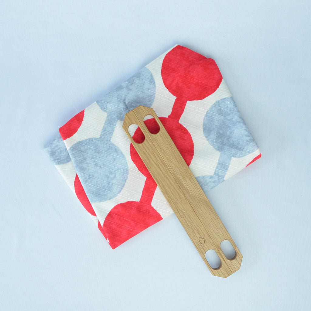 Furoshiki & Handle Set "Takehisa Yumeji" Wood handle