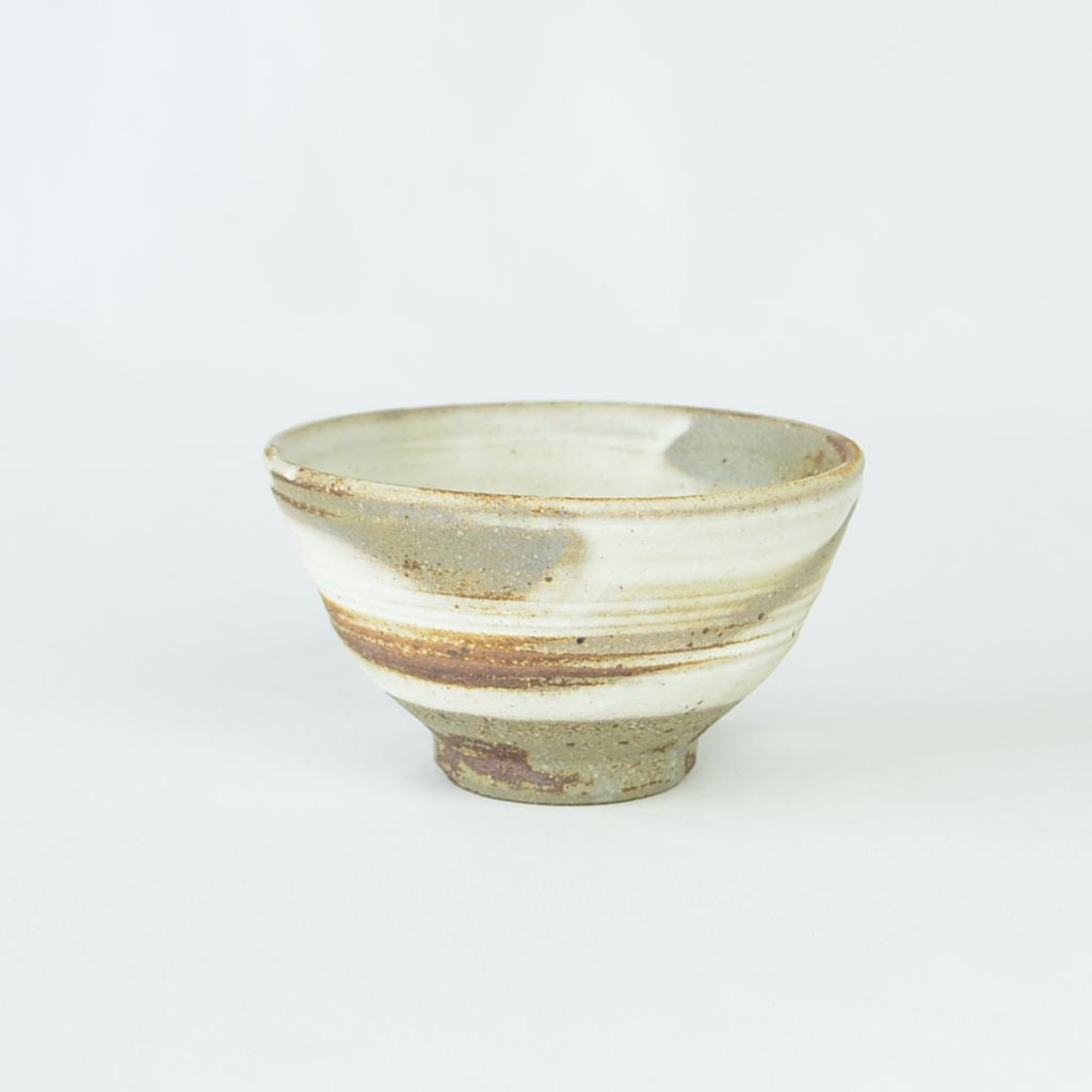 Shigaraki Ware Rice Bowl "Saiun"