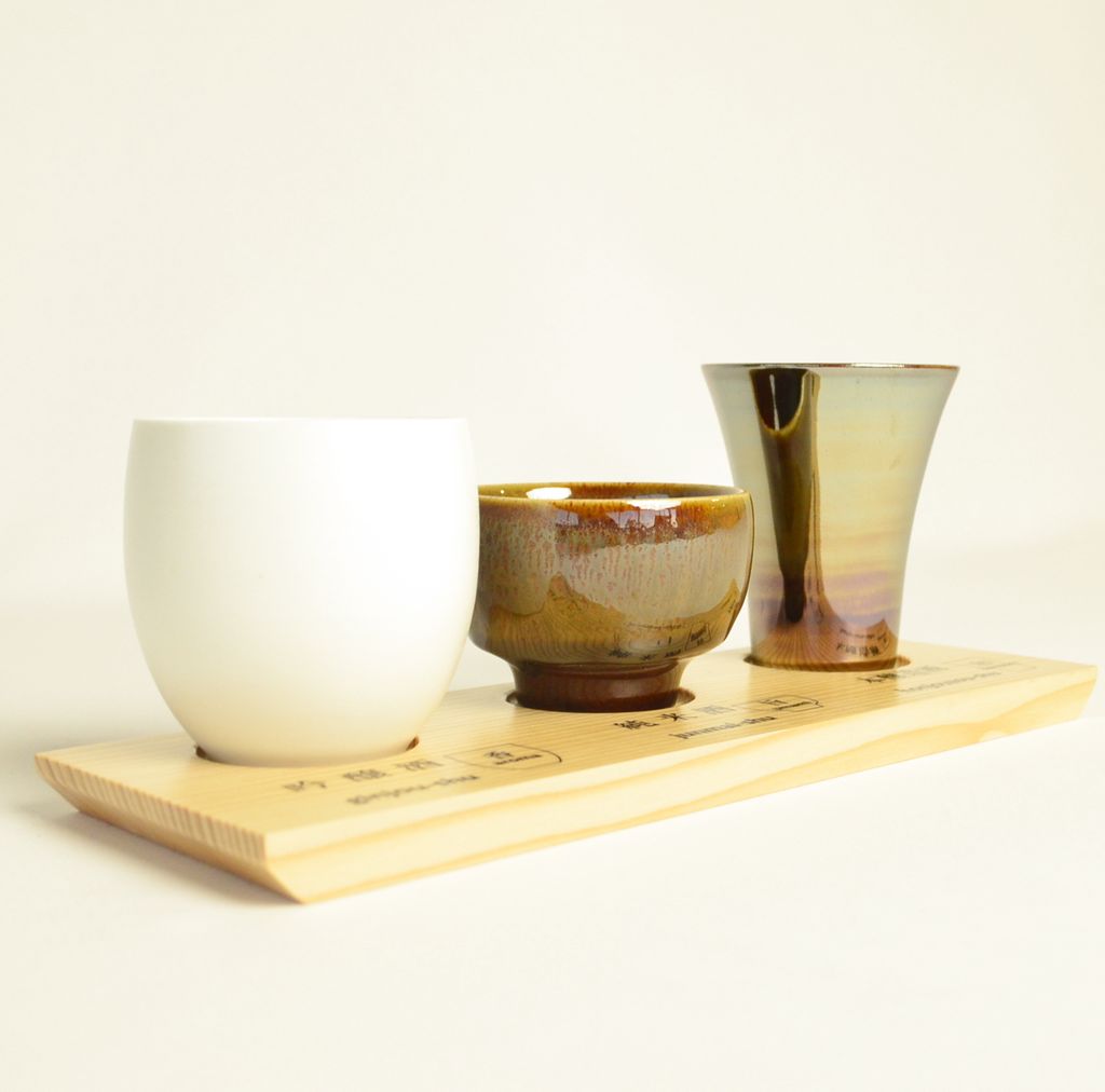 Hasami Ware Sake Tasting Cup Set