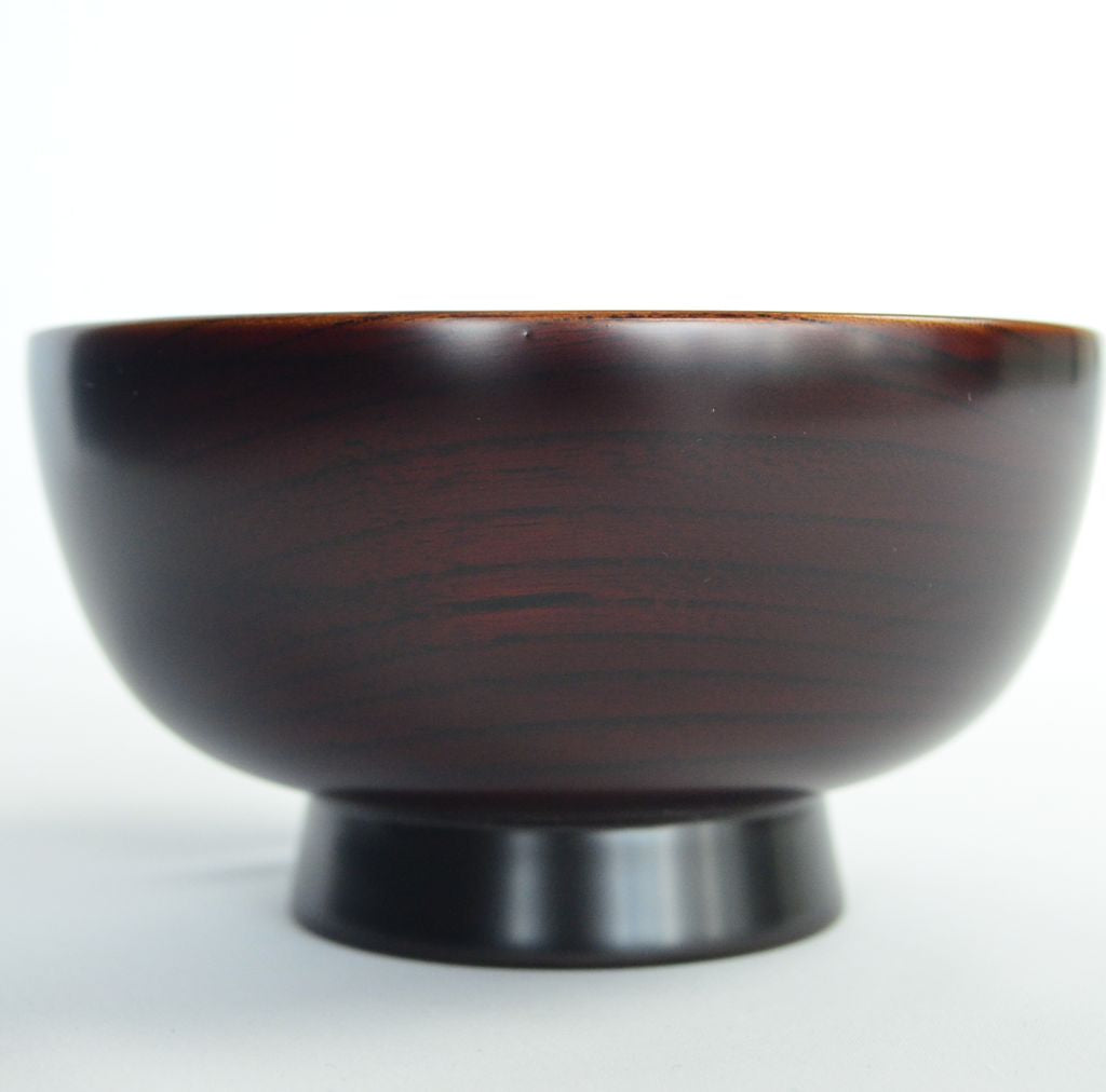 Lacquerware Bowl Size 3.9 Keyaki kijiro-nuri Aizu lacquerware