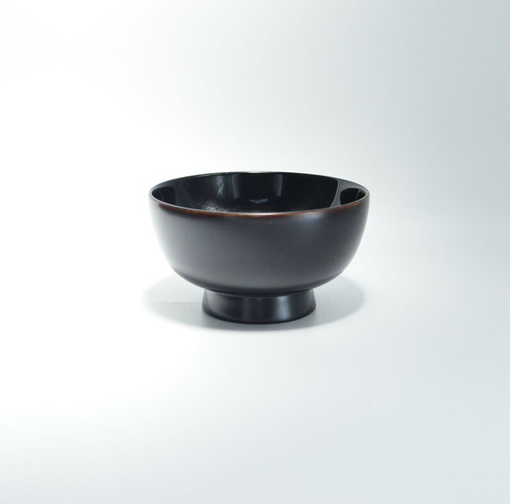 Lacquerware Bowl Size 3.9 Keyaki kijiro-nuri Aizu lacquerware