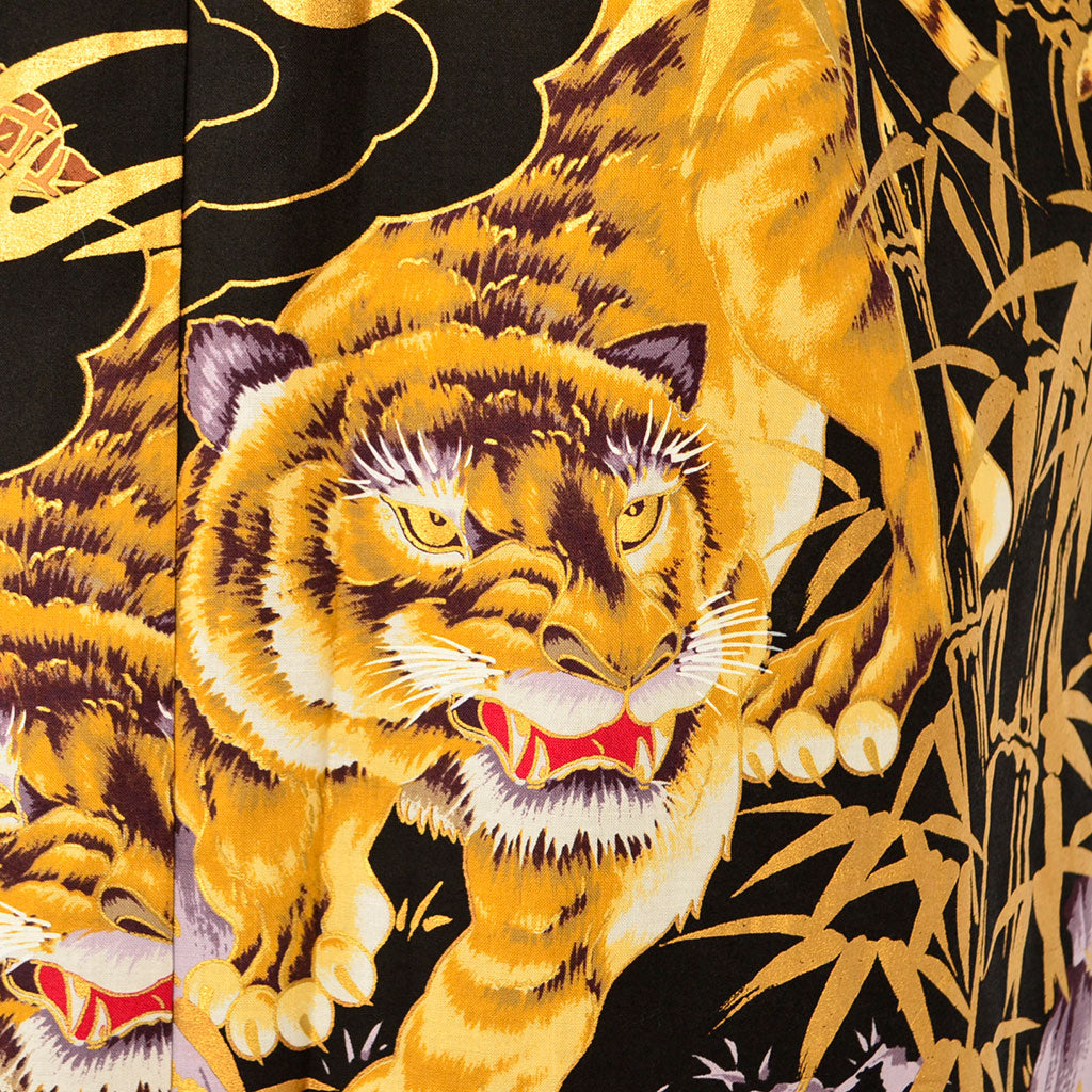 Japanese Yukata Men’s Cotton "Tiger and Dragon"