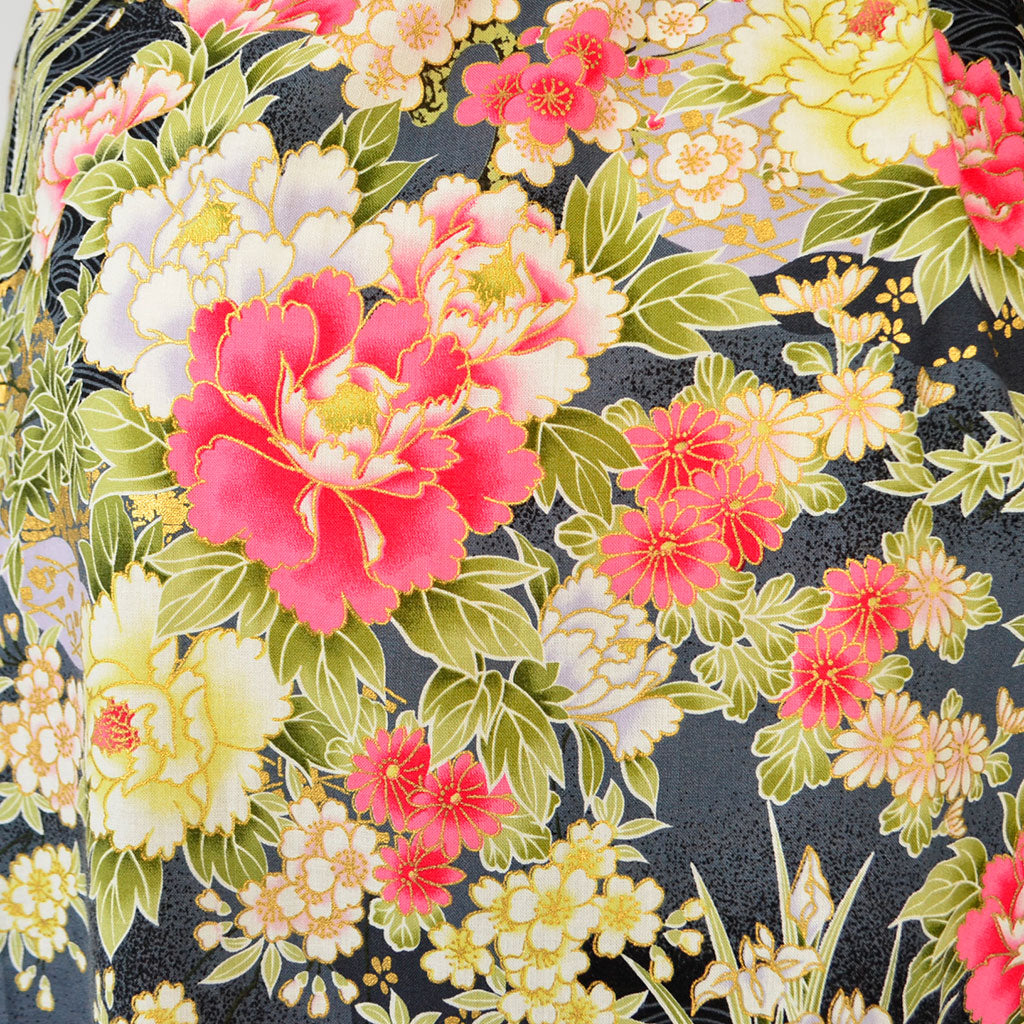 Colorful Yukata Women's Cotton "Flower Garden"